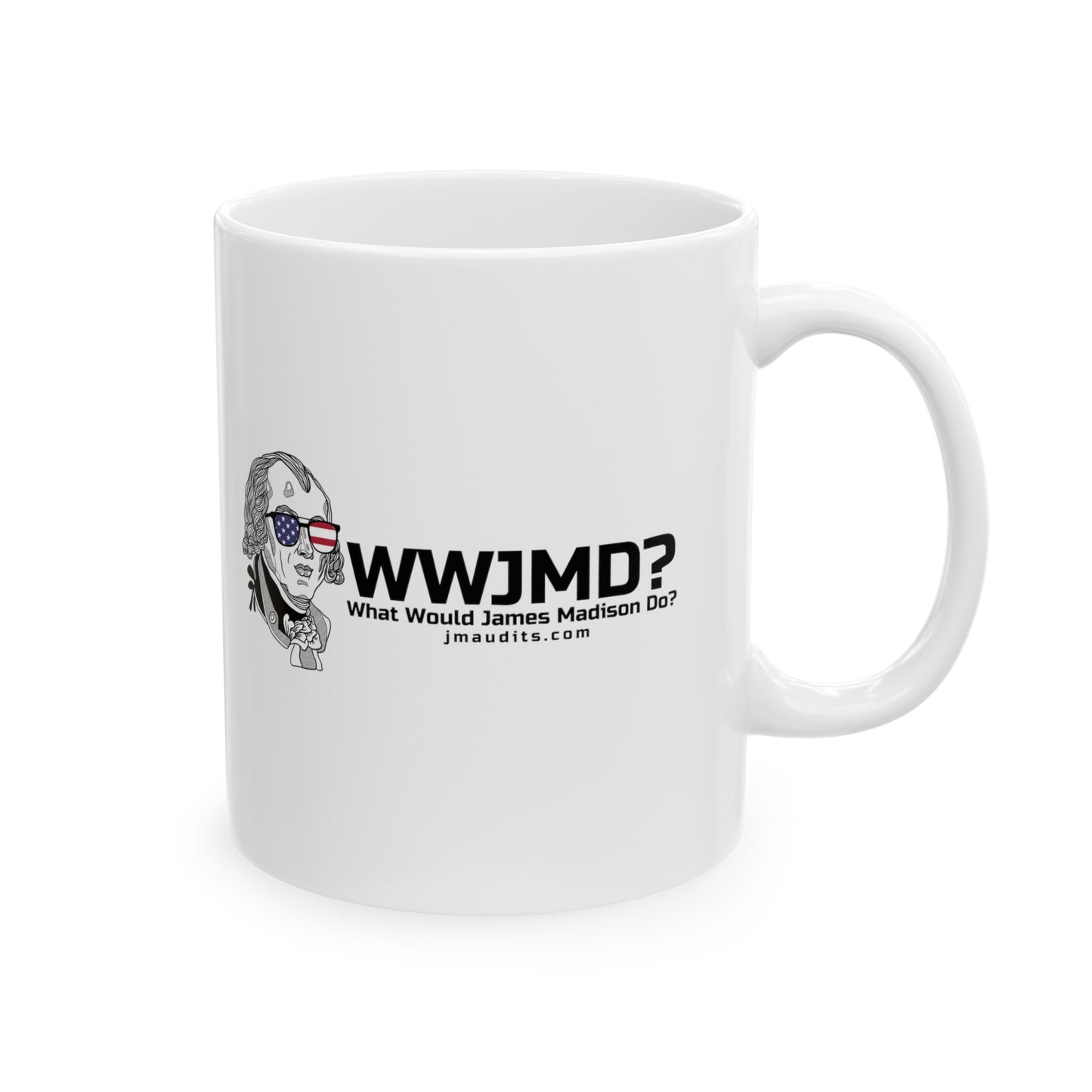 What Would James Madison Do? Ceramic Mug 11oz