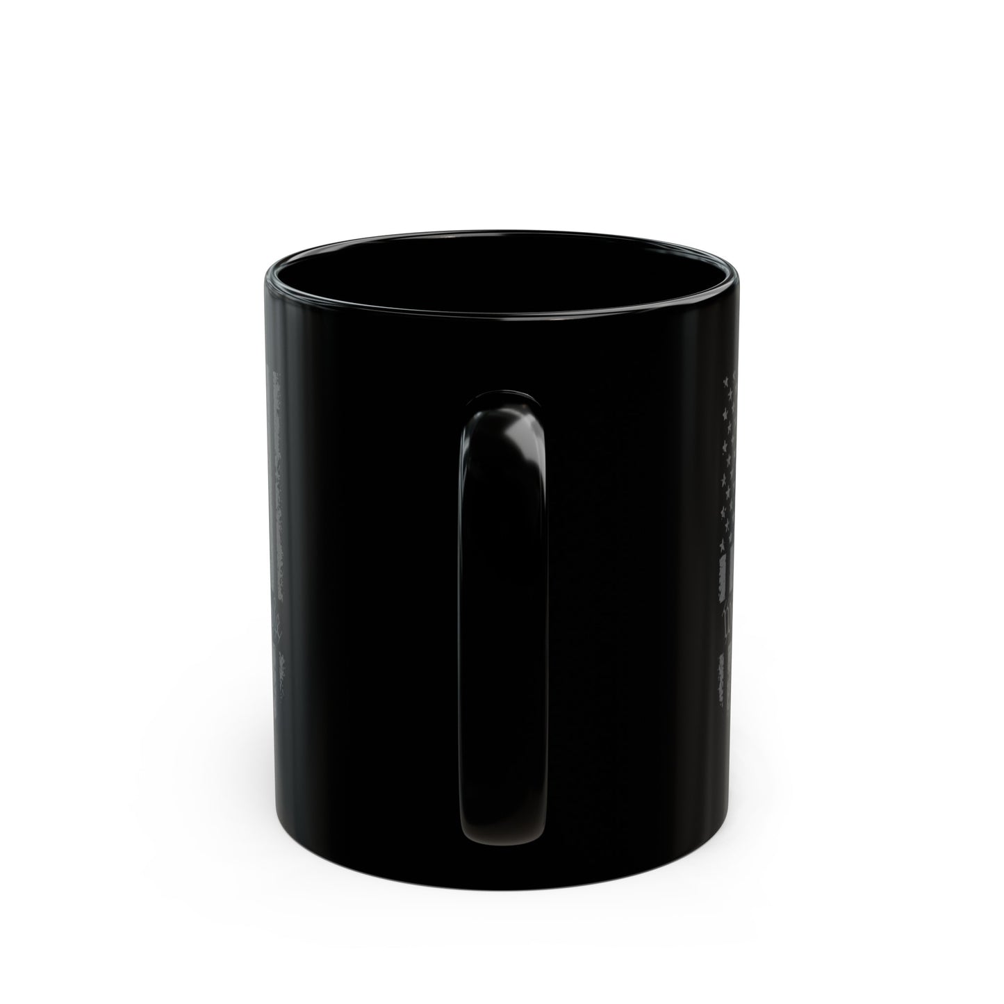 We the People American Flag 11oz Black Mug
