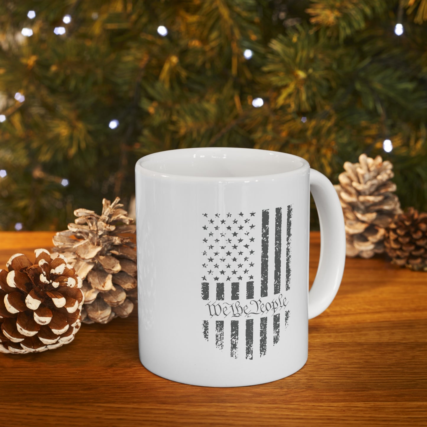 We the People American Flag 11oz Ceramic Mug