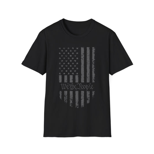 We The People American Flag Unisex Softstyle T-Shirt