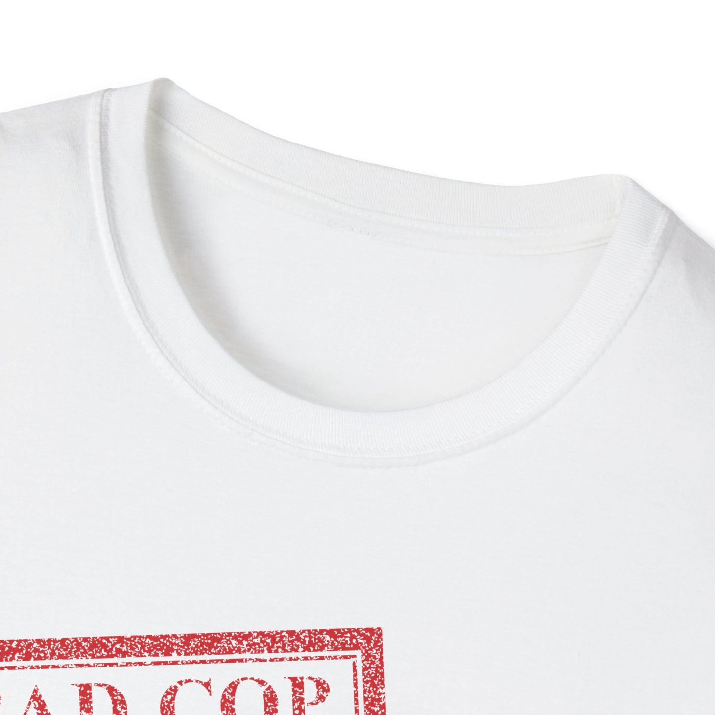 Bad Cop No Donut Donut Font Official JMA Unisex Softstyle T-Shirt