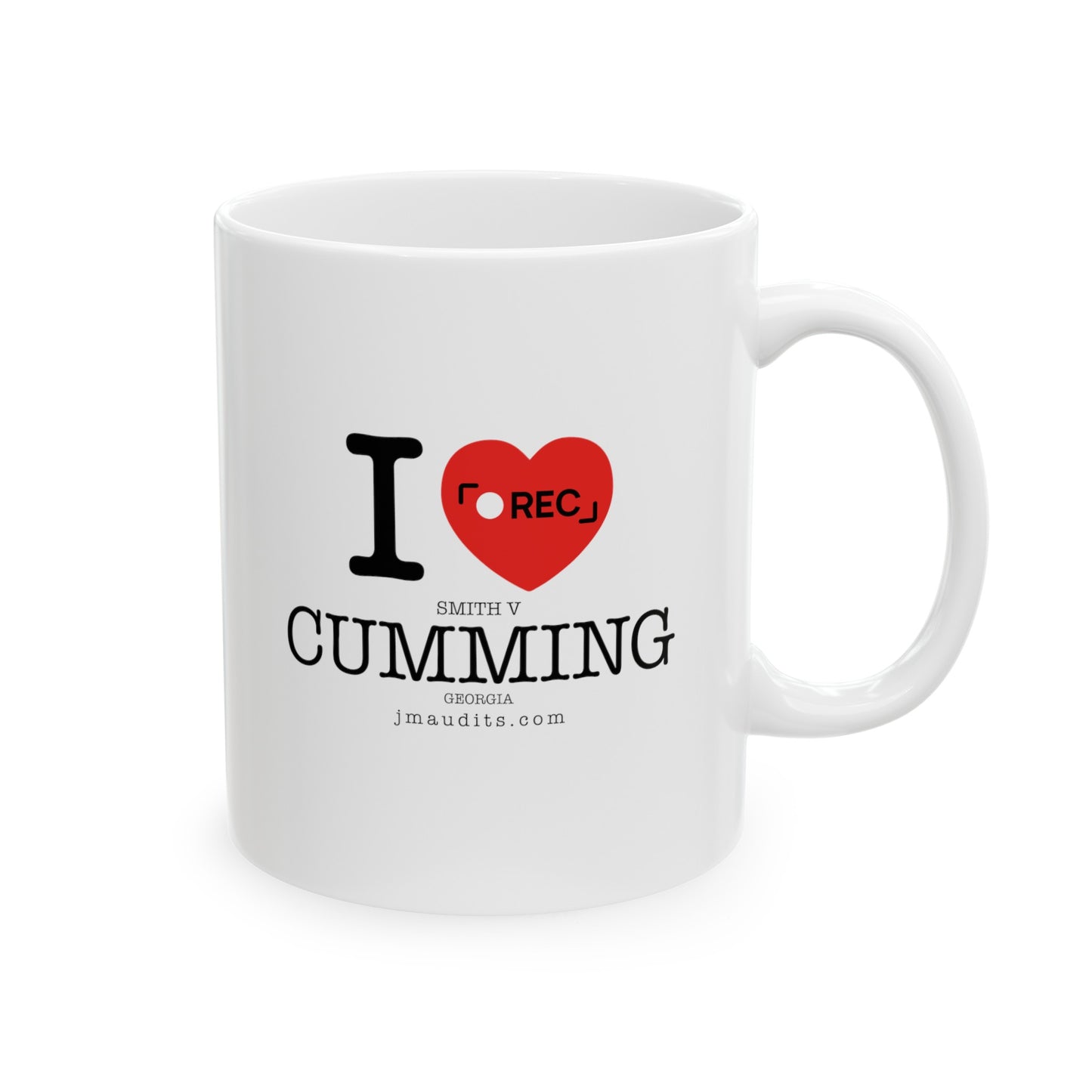 I Heart (Smith V) Cumming Ceramic Mug 11oz