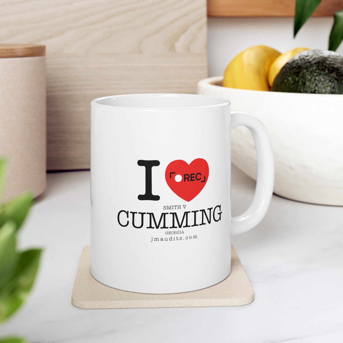 I Heart (Smith V) Cumming Ceramic Mug 11oz