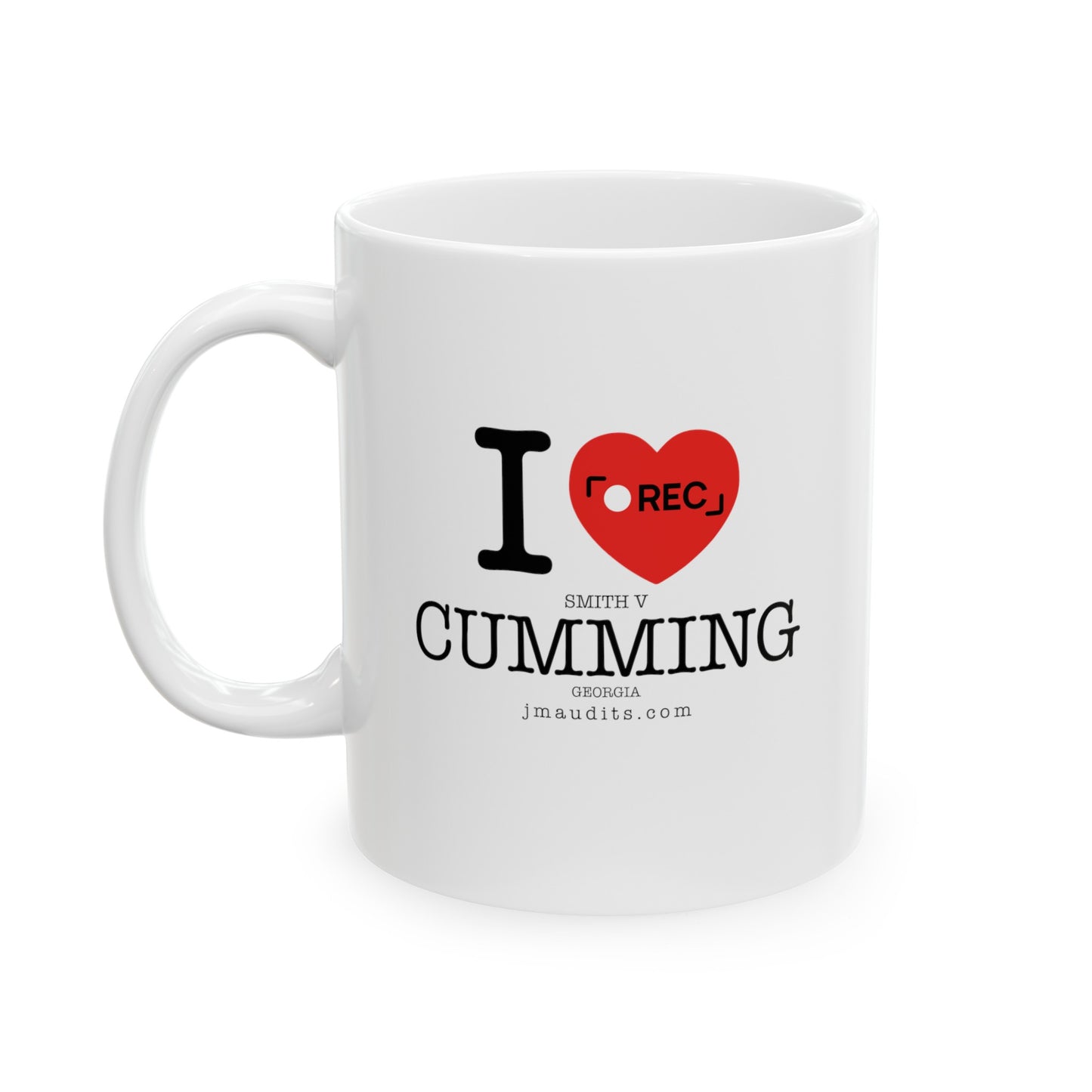 I Heart (Smith V) Cumming Ceramic Mug 11oz